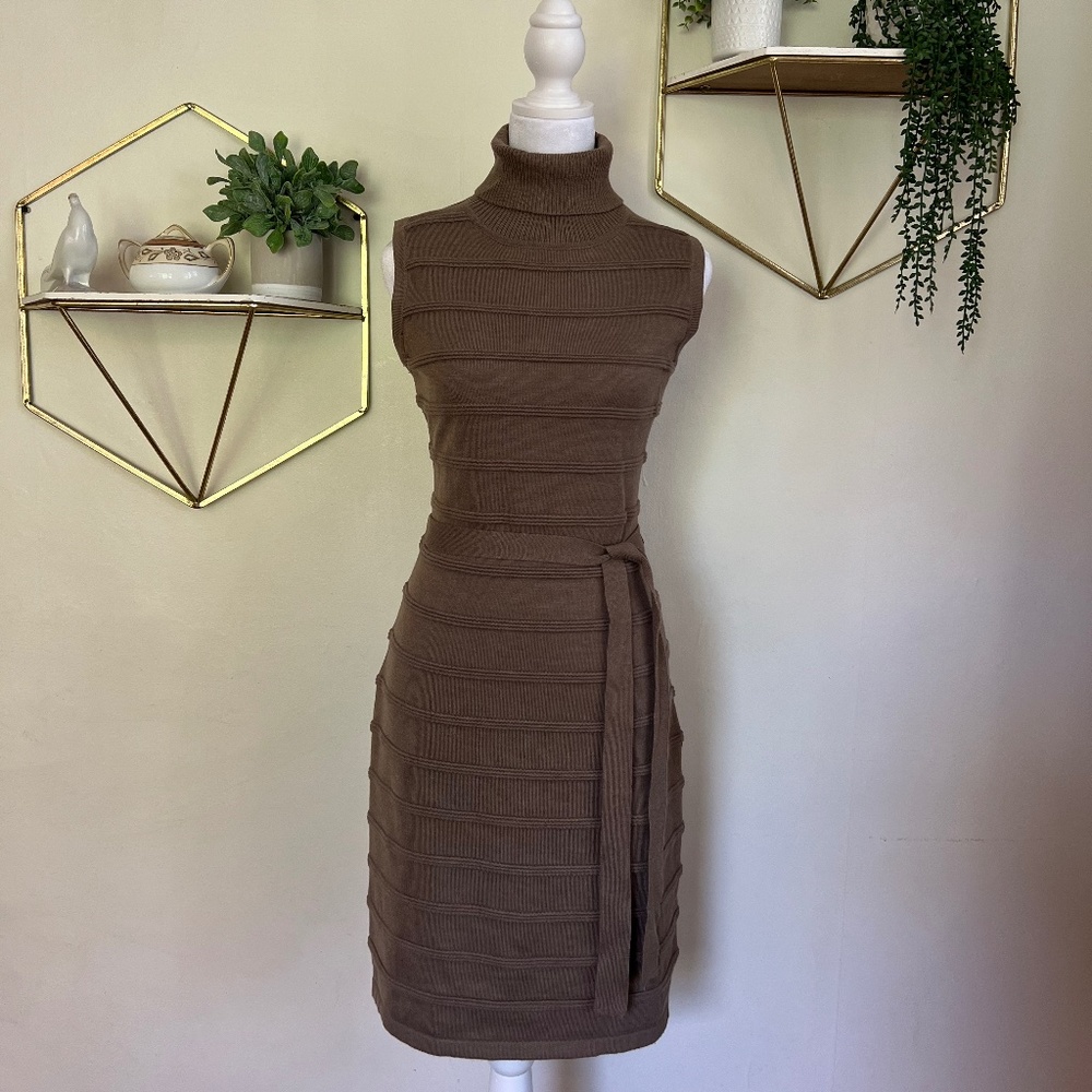 Sharp CK brown dress